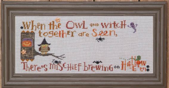 THE HALLOWEEN BRANCH 1 of 3 - THE HOOTY OWL AND THE BOARDER - Click Image to Close